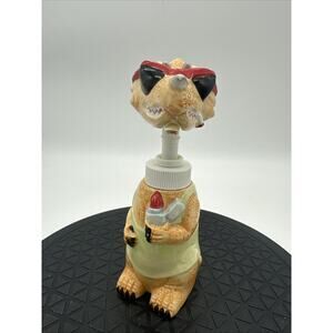 Vtg Takakashi Japanese Ceramic Soap Pump Dinosaur